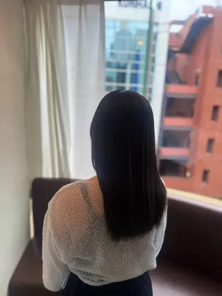 ロング カラー 透明感カラー💜 モテ髪 空陽💙のヘアスタイル