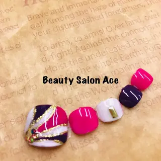 ネイル Beauty Salon Ace（ネイルサロン　エース）所属・池袋フィルイン Ace♡長さだしのネイルデザイン