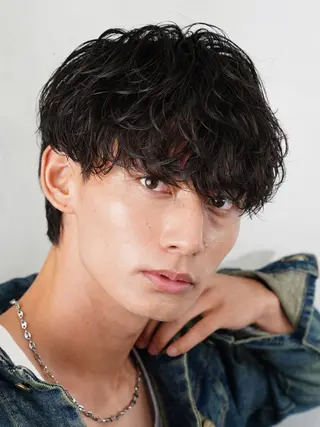 ショート パーマ メンズ fifth栄所属・メンズパーマ 名古屋/水谷颯のヘアスタイル