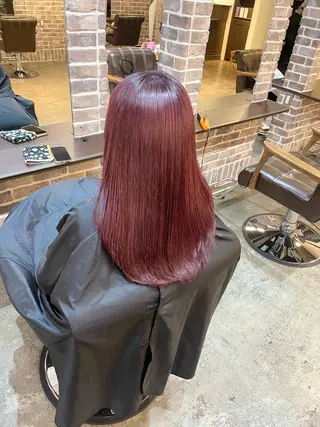 ロング カラー ACROあべの店所属・艶カラー/インナー /グラデ/大西小百合のヘアスタイル