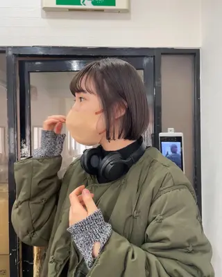 ショート カラー Yui. ハイトーン/パーマ/のヘアスタイル