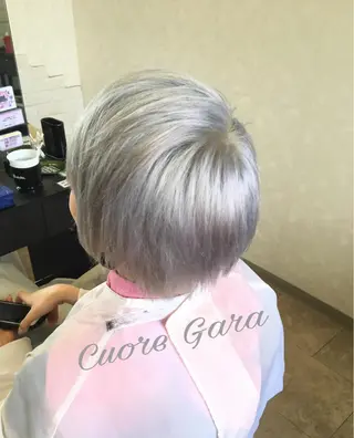 ショート カラー 💓シールエクステ ルミエールのヘアスタイル