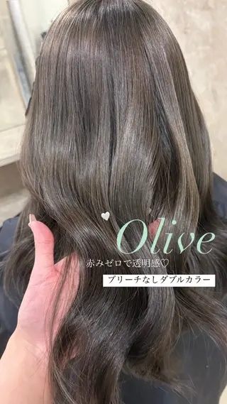ロング カラー ATRA所属・ワンホン級艶髪 🤍𝑀𝐼𝐻𝑂のヘアスタイル