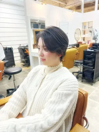 ショート newline銀座所属・👑銀座ショート/ 絶壁補正/金子涼👑のヘアスタイル