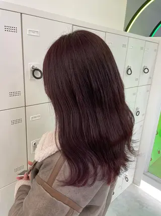 セミロング カラー ヘアアレンジ salowin新宿East3階所属・艶美髪/髪質改善 /縮毛矯正/木元渓太のヘアスタイル