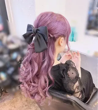 ロング 🍒しの🍒 ハイトーン/カットのヘアスタイル