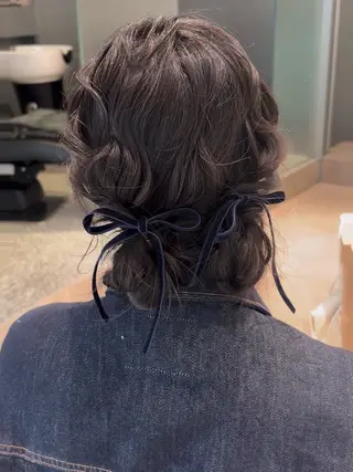 ミディアム ayu omochaのヘアスタイル