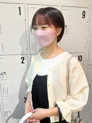 ショート 石井 菜々のヘアスタイル