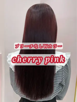 ロング カラー ガーリーカラー🩷 ユウ🍓💞のヘアスタイル