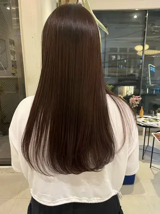 ロング カラー Sraw代官山所属・HARUKA/暖色 /ハイトーンカラーのヘアスタイル