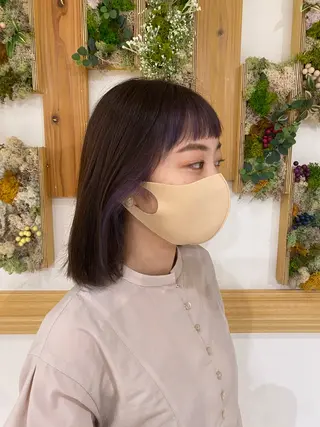 セミロング kuschel ホリグチのヘアスタイル