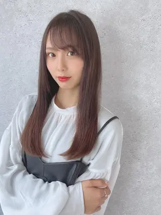 ロング カラー 個室サロンLOUIMADNA栄店所属・髪質改善美容師 個室サロン白金厚哉のヘアスタイル