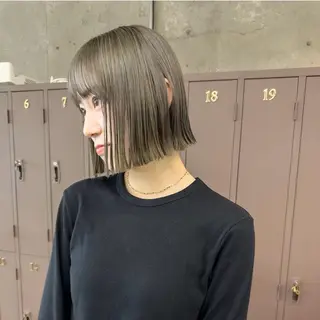 ミディアム 宮崎 わか菜/透明感カラーのヘアスタイル