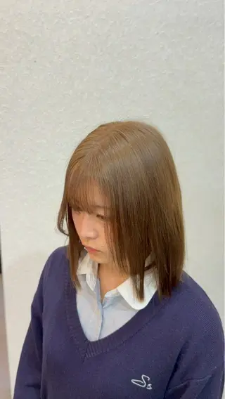 ミディアム 📍野田阪神/海老江 /カラー/かーきぃのヘアスタイル