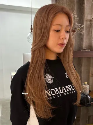 ロング カラー 暖色カラー/レイヤー 🌙 オノユリカのヘアスタイル