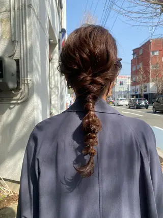 ヘアアレンジ 小日向 沙織のヘアスタイル