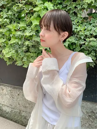 ショート カラー まつ毛パーマ🐏 NANAMIのマツエク・マツパデザイン