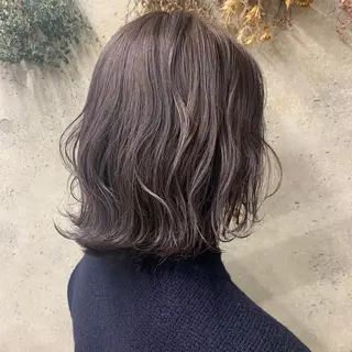 ミディアム カラー にった みずきのヘアスタイル