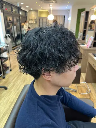 メンズ 鬼松沙弥 ❤︎メンズパーマのヘアスタイル