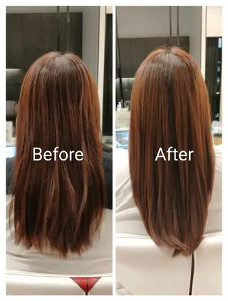 セミロング EARTH 浜松志都呂店所属・髪質改善×カラー🌈 ふたばのヘアスタイル