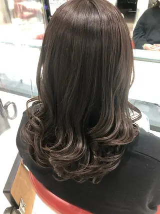 セミロング カラー ✨髪質改善✨ 田西　基彦のヘアスタイル