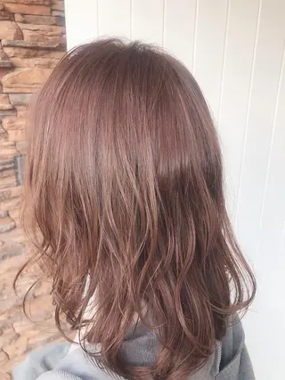 ミディアム カラー 髪質改善✨️透明感カ ラー✧*。山下さいみのヘアスタイル