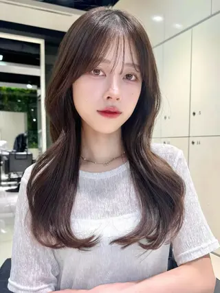 ロング ヘッドスパ/透明感 カラー/なほのヘアスタイル