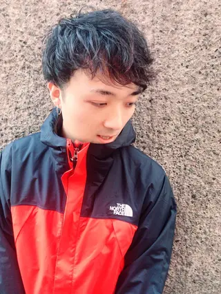 ショート カラー パーマ ヘアアレンジ メンズ CHIC share salon所属・ちこ .のヘアスタイル