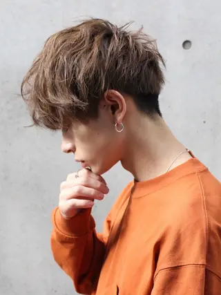 ショート カラー メンズ ⭐️N° blao 名古屋栄【髪質改善】のヘアスタイル