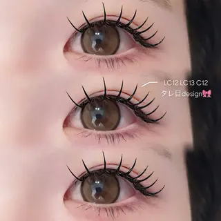 マツエク・マツパ CreBiA🩶 cocoroのマツエク・マツパデザイン