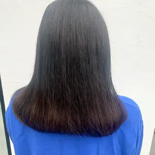 セミロング ボブ/美髪矯正 /佐藤　奈巳のヘアスタイル