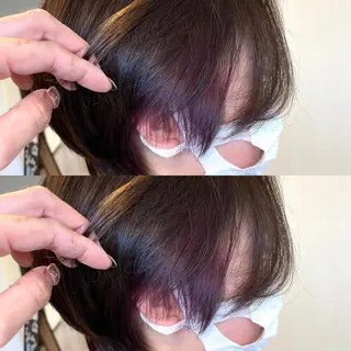 ショート カラー 心斎橋/ブリーチなし 髪質改善/レイヤーのヘアスタイル