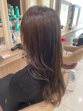 ロング カラー ヘアアレンジ 韓国ヘアメイク🎀/ 縮毛矯正✨山本媛香のヘアスタイル