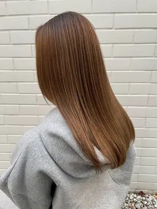 カラー L.O.G KINSHICHO所属・akari アレンジ/艶カラーのヘアスタイル