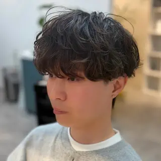 パーマ メンズ 男の理想を叶える🔥 メンズパーマ特化｜関のヘアスタイル