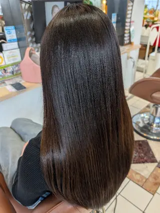 ロング 田中 美沙のヘアスタイル