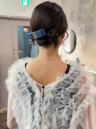 ミディアム ヘアアレンジ 武田美空🐇 ボブ/暖色カラー🌷のヘアスタイル