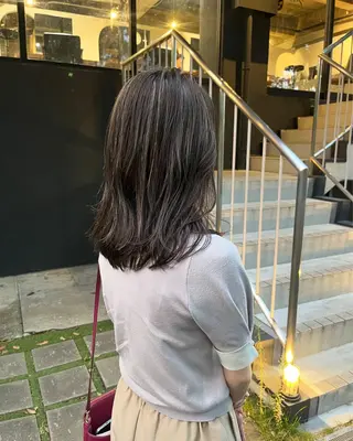 セミロング 🐰桃山台/髪質改善 山亀のヘアスタイル
