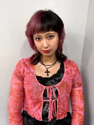 ミディアム ブリーチ／デザイン／ 🫟Rurika🫟のヘアスタイル