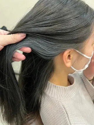 ロング カラー 🟢NEGi🟣 🫧髪質改善のヘアスタイル