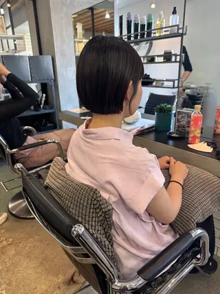 ショート カラー ヘアアレンジ stylist/蛯谷 珠里のヘアスタイル