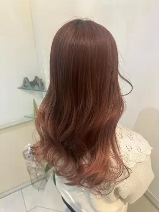 ロング カラー 透けるbrown カラー🎗♡yukaのヘアスタイル