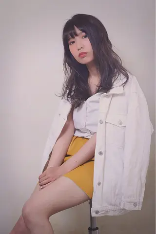 セミロング こう ちゃんのヘアスタイル