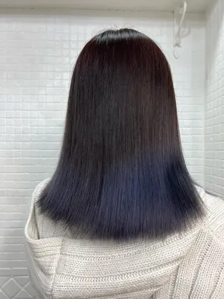 ミディアム カラー アンククロス青山店所属・ANKHCROSS りりあのヘアスタイル