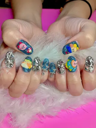 ネイル シェアサロンLei.g(レイジー)所属・3Dアートネイル💗 都築レナのネイルデザイン