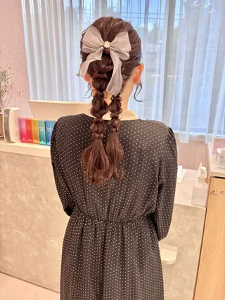 ヘアアレンジ merc. 福田茜のヘアスタイル