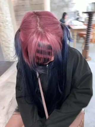 ロング カラー haco＋所属・圧倒的デザイン力 店長🎨RENAのヘアスタイル