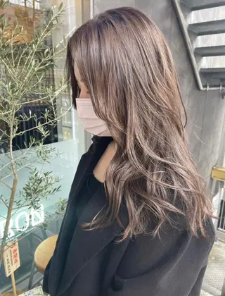 セミロング カラー 💐ナチュラルヘア Kroda💐のヘアスタイル