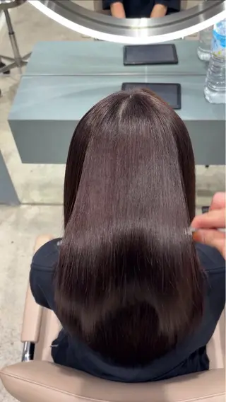 ミディアム ✨髪質改善 縮毛矯正 艶髪 立川 コウキ✨のヘアスタイル