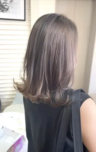 セミロング 大垣 りょうすけのヘアスタイル
